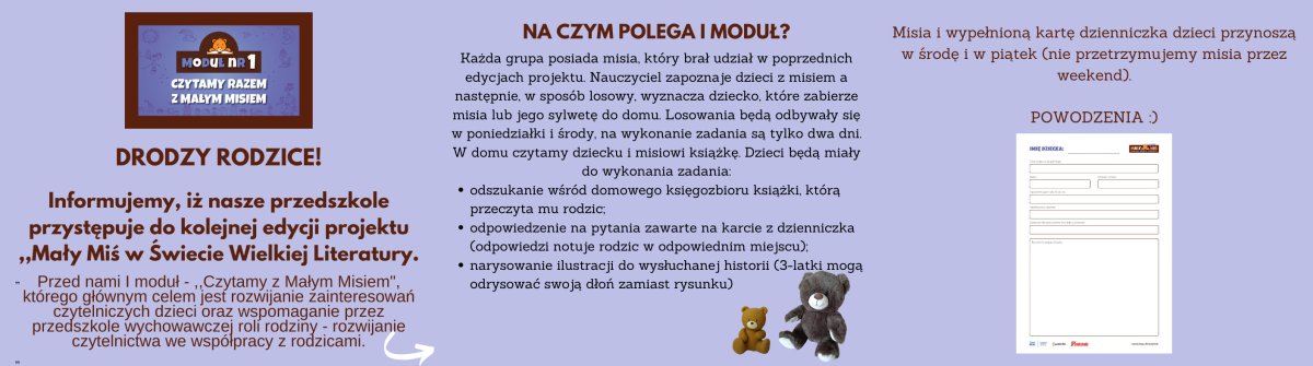 Projekt ,,Mały Miś w Świecie Wielkiej Literatury